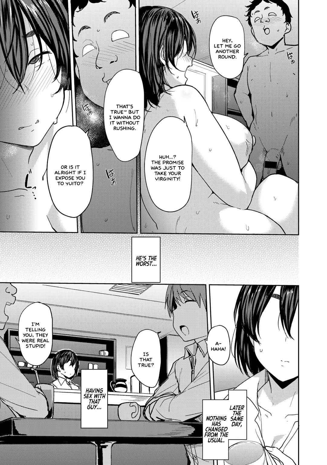 Hentai Manga Comic-TOSHINOSA BITTER END-Read-13